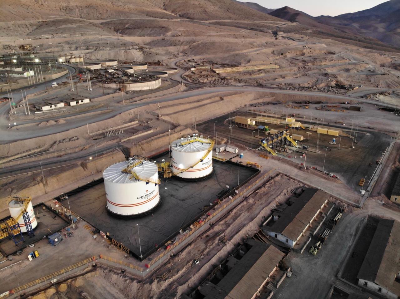 CODELCO SALVADOR, Terminal de Ácido