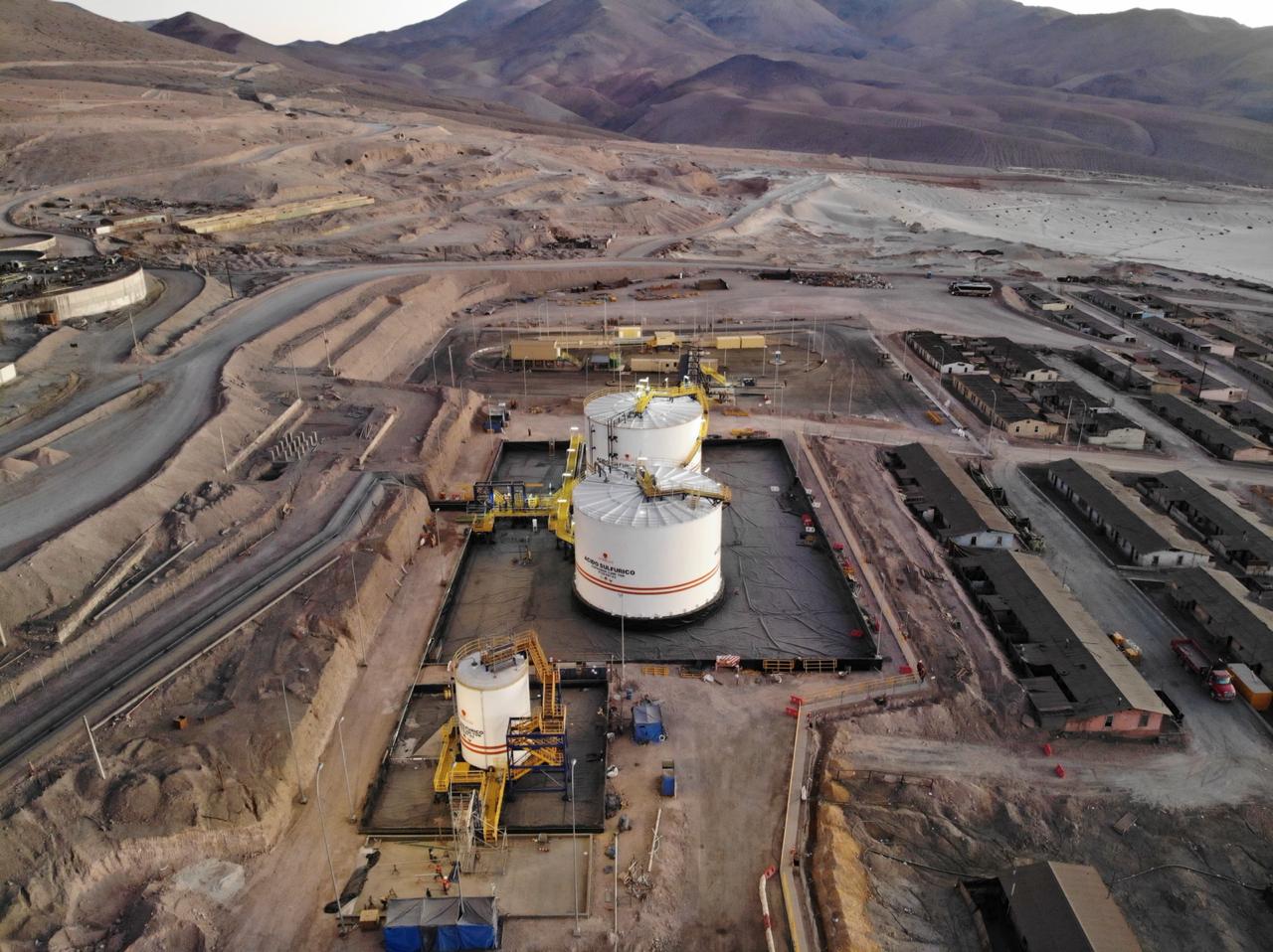 CODELCO SALVADOR, Terminal de Ácido